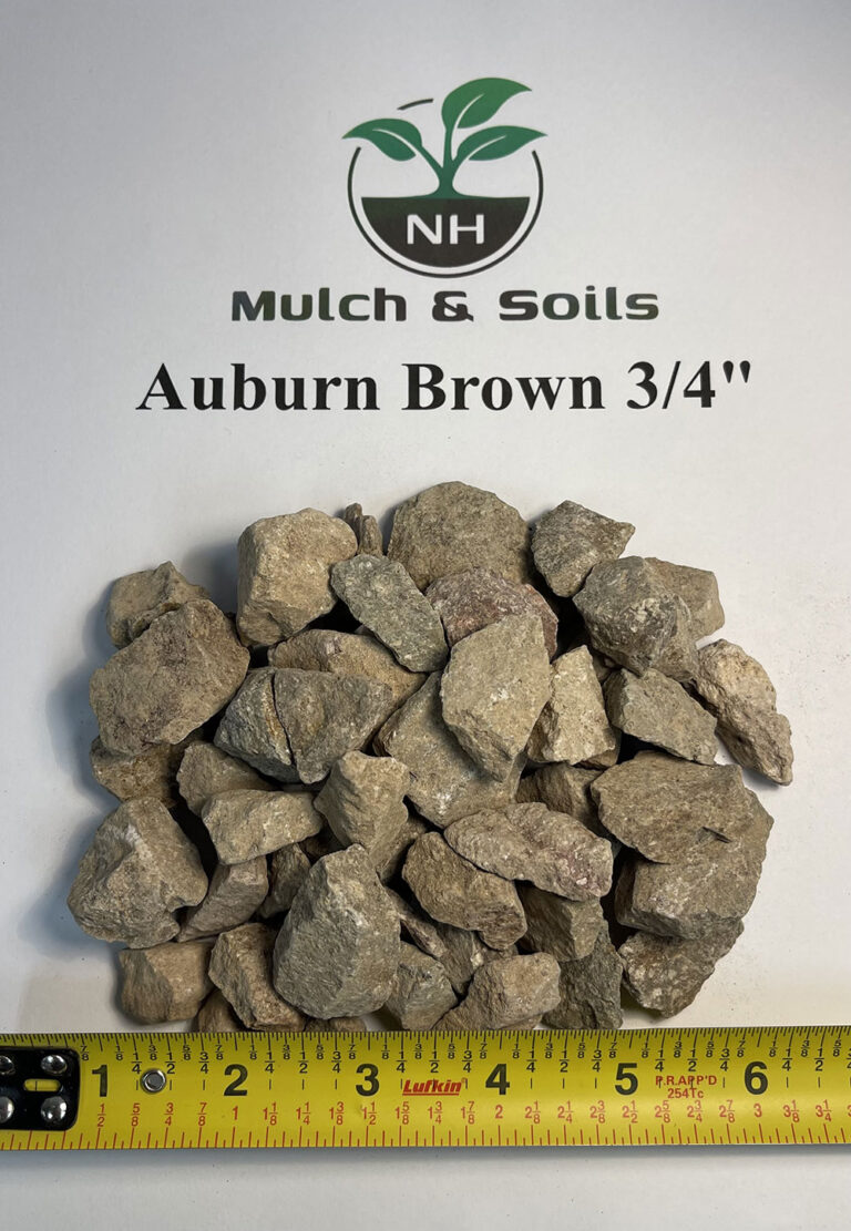 Auburn Brown Boulders 3/4"