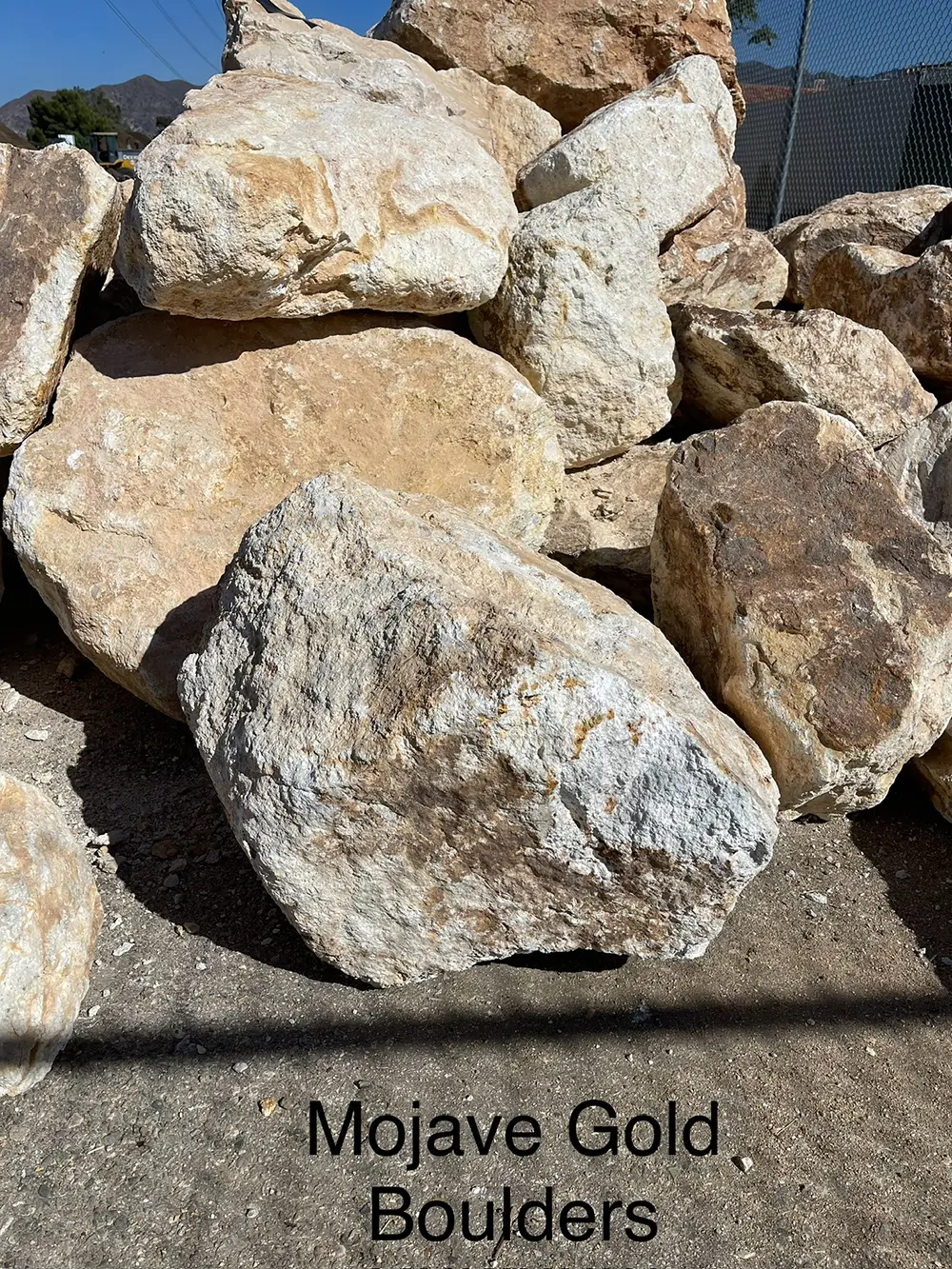 Mojave Gold Boulders